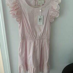 Sail to Sable Pink Ruffled Mini Dress - perfect for Easter!